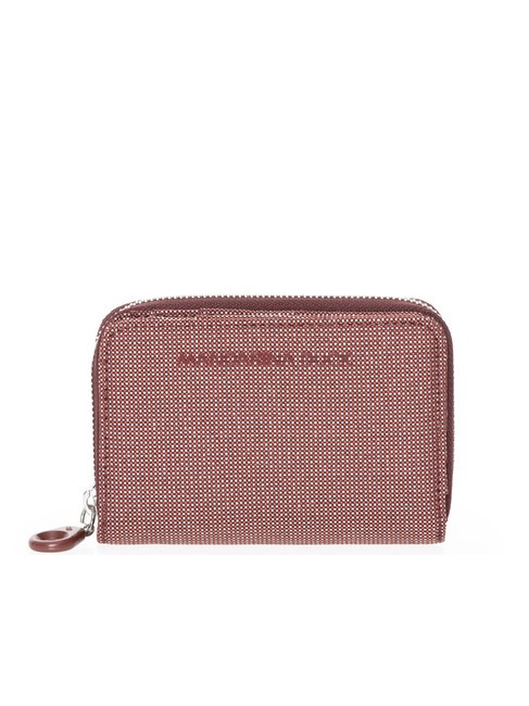 MANDARINA DUCK LUX Cartera MD20 LUX con doble compartimento lujo burdeos - Carteras Mujer