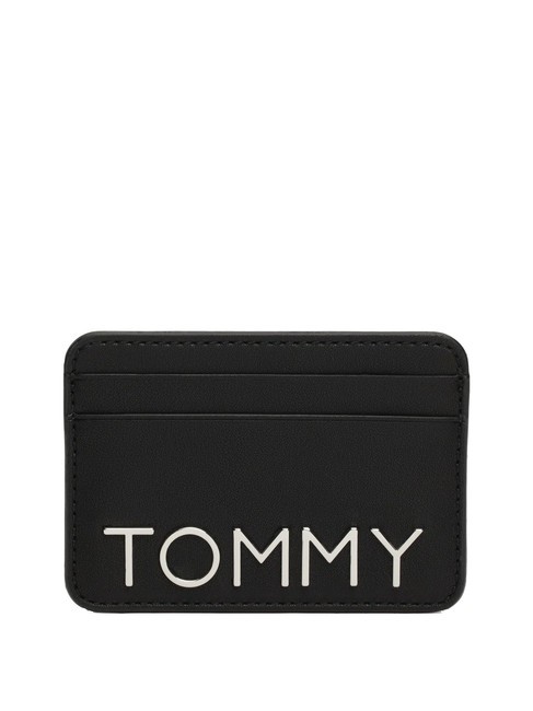 TOMMY HILFIGER TOMMY JEANS CITY BOLD Tarjetero plano negro - Carteras Mujer