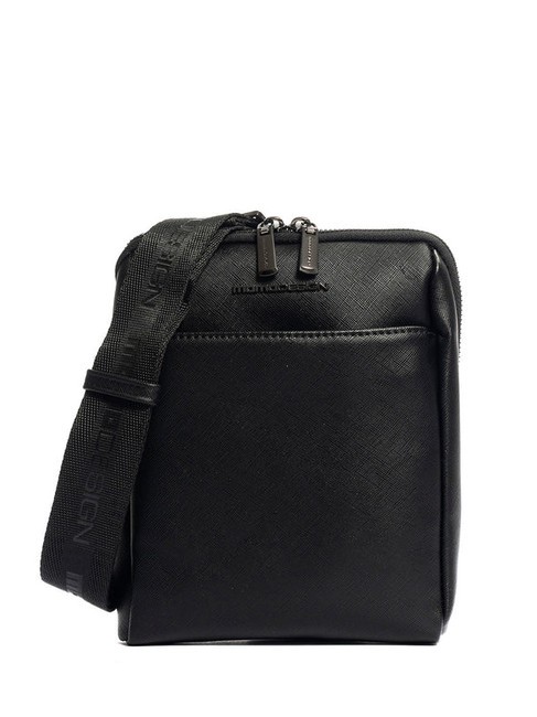 MOMO DESIGN WORK SAFFIANO Cartera negro - Bandoleras Hombre