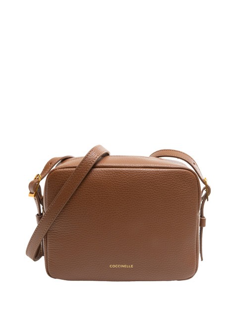 COCCINELLE CHERRY Bolso cámara de piel martillada BRULE - Bolsos Mujer