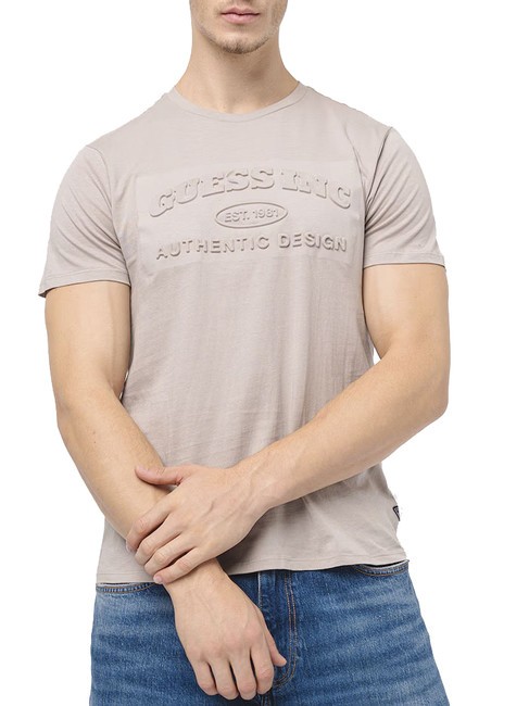 GUESS CLUB LOGO Camiseta con logo en relieve consciente de - camiseta