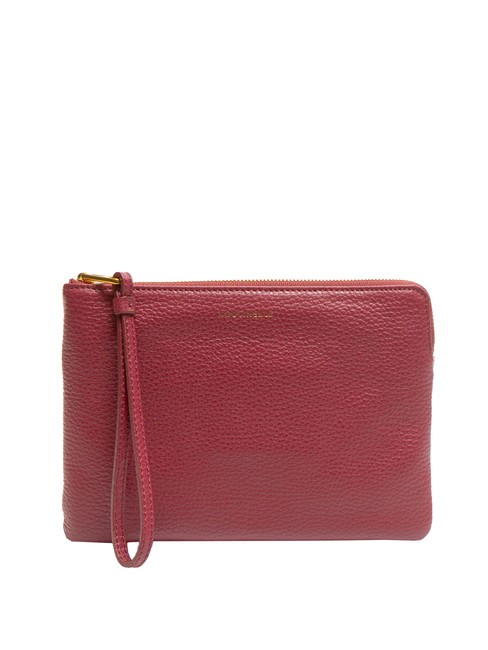 COCCINELLE ALIAS Bolso de mano de piel rojo granate - Bolsos Mujer