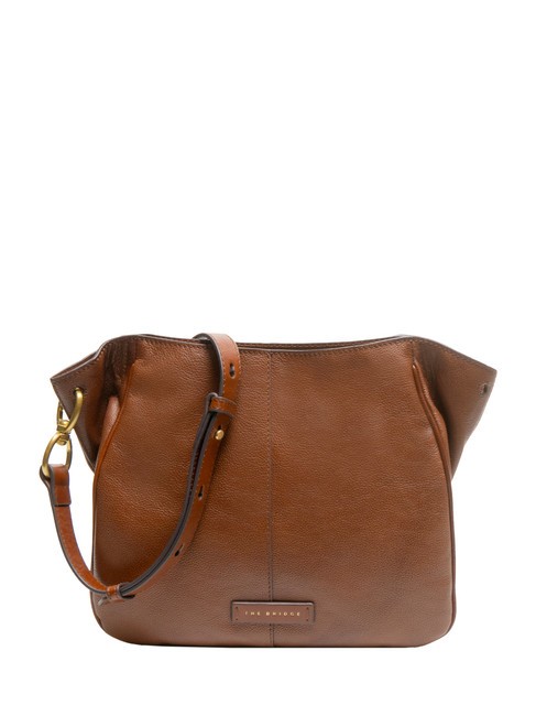 THE BRIDGE ELISABETTA Bolso bandolera de piel BROWN - Bolsos Mujer