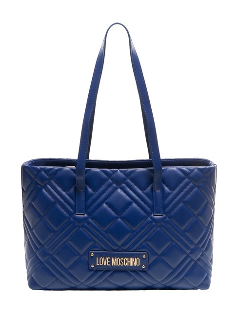 LOVE MOSCHINO QUILTED  Comprador de hombro azul - Bolsos Mujer