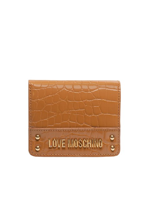 LOVE MOSCHINO SHINY CROCO Cartera de mujer nueces - Carteras Mujer