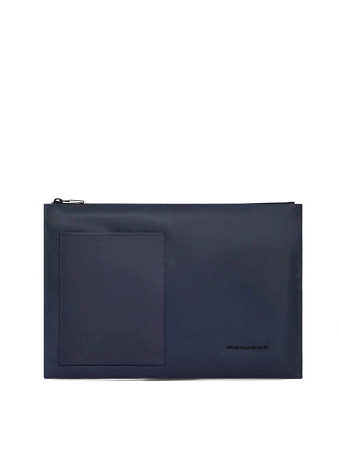 PIQUADRO DAVID Funda de cuero para iPad azul - Fundas para tablet & Organizer