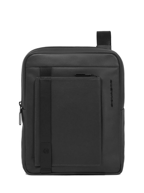 PIQUADRO DAVID Bolso de cuero para iPad 11 negro - Bandoleras Hombre