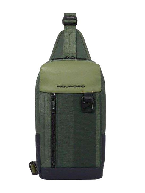 PIQUADRO STEVE Mochila de un solo hombro VERDE - Bandoleras Hombre