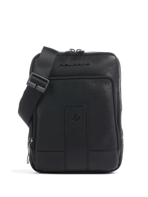 PIQUADRO CARL Bolso mini para iPad de piel negro - Bandoleras Hombre