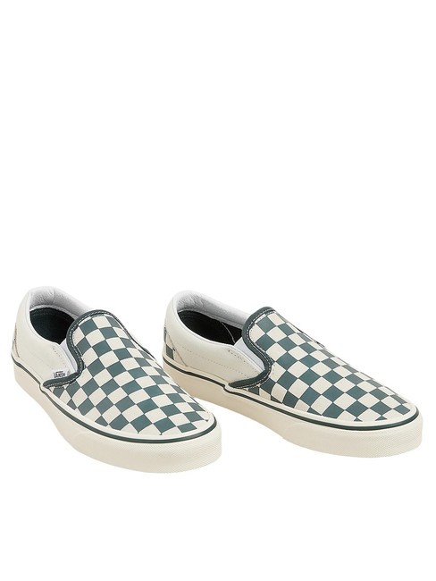 VANS CLASSIC SLIP-ON  Zapatos de lona verde/blanco verdadero - Zapatos unisex