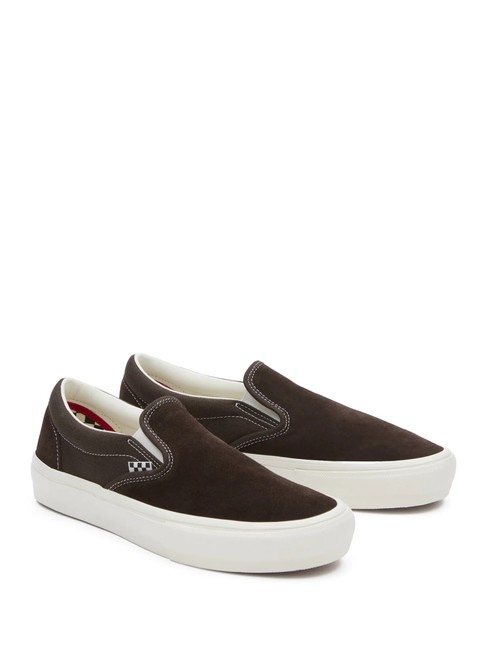 VANS SKATE SLIP-ON zapatillas skate marrón chocolate - Zapatos Hombre