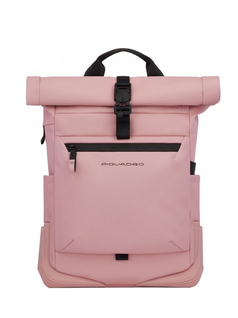 PIQUADRO CORNER SPECIALE GOMMATO Mochila enrollable para portátil de 15,6" ROSA - Mochilas para portátil