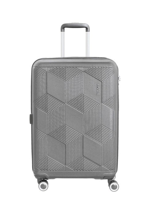 AMERICAN TOURISTER SUNCHASER  Carro mediano SILVER - Trolley Rígidos