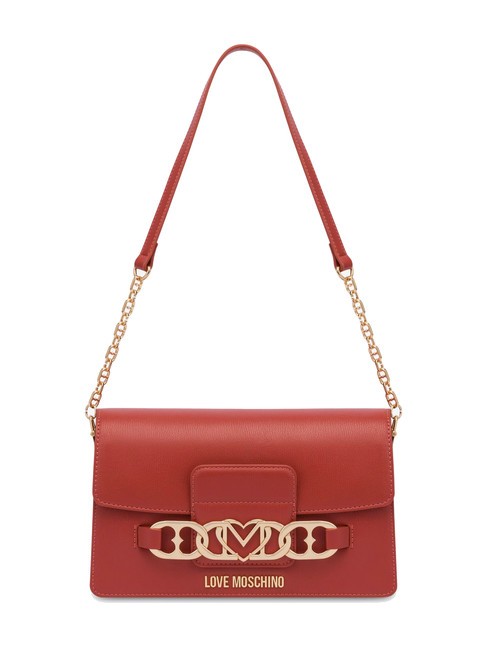 LOVE MOSCHINO HEART CHAIN Bolso de hombro óxido - Bolsos Mujer