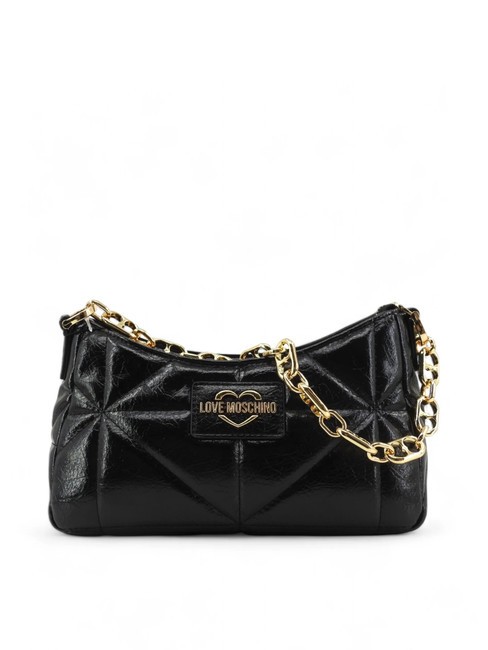 LOVE MOSCHINO SHINY Bolso de hombro negro - Bolsos Mujer