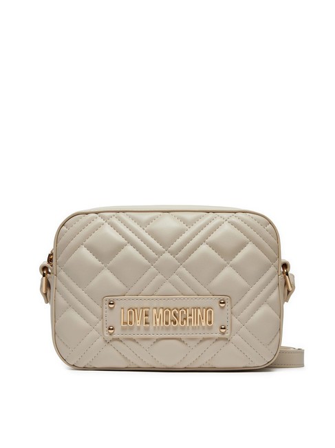 LOVE MOSCHINO QUILTED  Cámara tipo bandolera Marfil - Bolsos Mujer