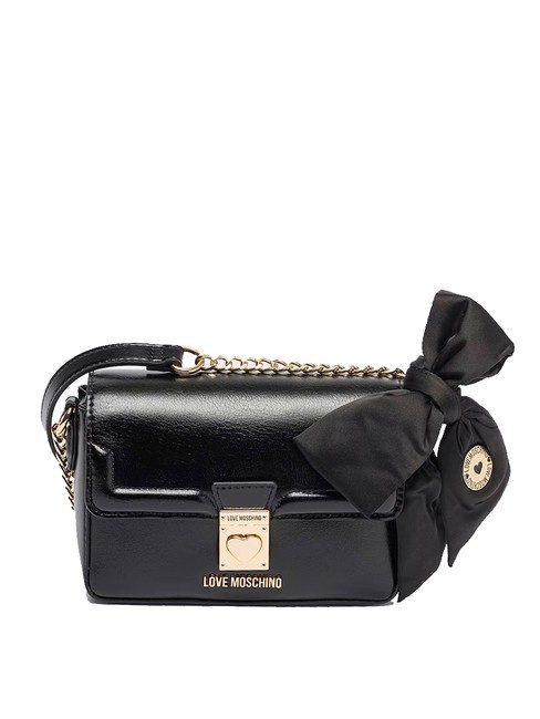 LOVE MOSCHINO FIOCCO Mini bolso de hombro  negro - Bolsos Mujer