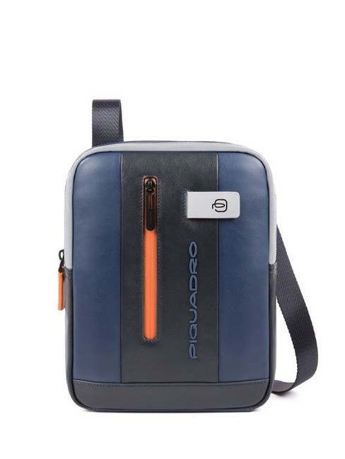 PIQUADRO URBAN Bolso de cuero GRIS AZULADO - Bandoleras Hombre