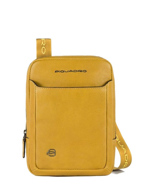 PIQUADRO BLACK SQUARE  bolsa de transporte para iPad mini amarillo - Bandoleras Hombre