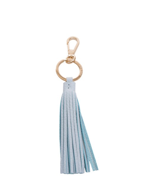 COCCINELLE TASSEL  Llavero con dije de cuero acuarela azul - Llaveros