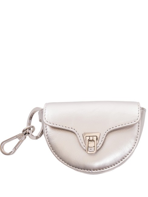 COCCINELLE BEAT ROCK  Monedero de cuero SILVER - Carteras Mujer