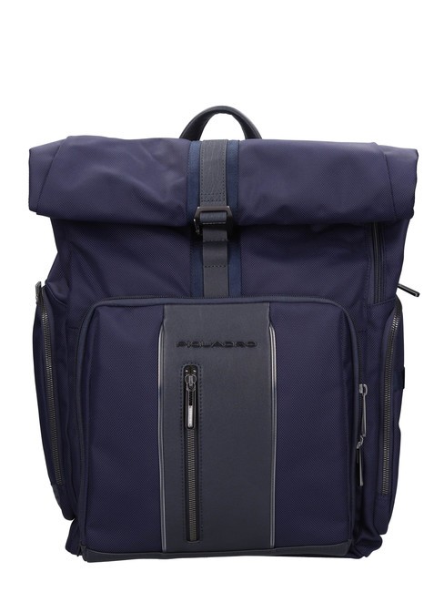 PIQUADRO BRIEF 2 Mochila enrollable con soporte para portátil de 15,6" azul - Mochilas para portátil