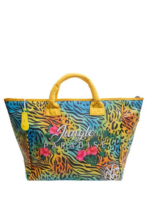 YNOT JUNGLE PARADISE Bolso shopping maxi de playa amarillo - Bolsos Mujer