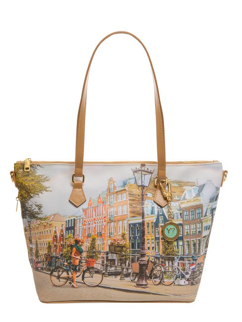 YNOT YESBAG Bolso shopping con bandolera arcoiris de ámsterdam - Bolsos Mujer