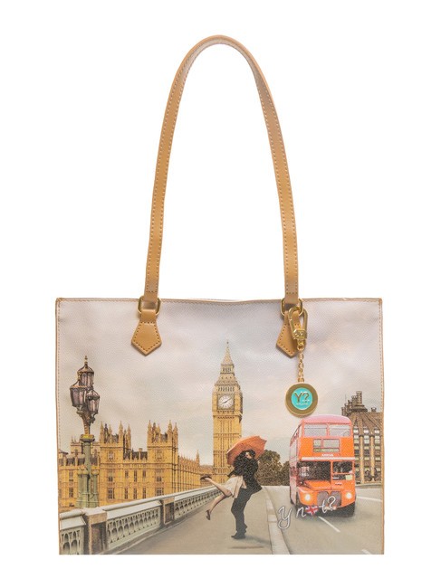 YNOT YESBAG Bolsa de compras cuadrada amor de londres - Bolsos Mujer