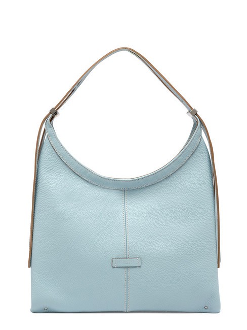 GIANNI CHIARINI NORMA Bolso hobo de piel al hombro cielo - Bolsos Mujer