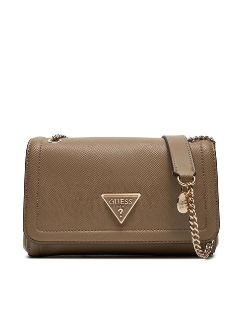 GUESS NOELLE Convertible Bolso de hombro/bandolera marrón oscuro - Bolsos Mujer