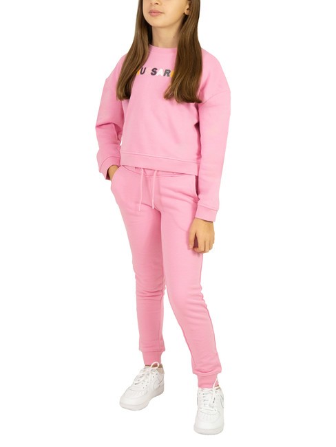 TRUSSARDI STORK Chándal sudadera y pantalón beconia rosa - Chándales para niños