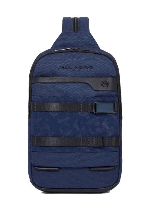 PIQUADRO FX Portabilidad de mochila con un solo hombro azul - Bandoleras Hombre