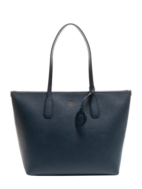 FURLA CLASSIC Bolso shopper de piel con estampado Andrómeda espacio - Bolsos Mujer