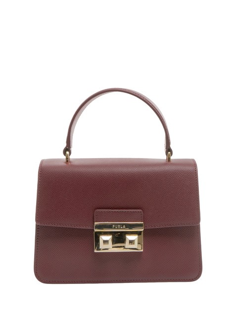 FURLA BELLA Bolso pequeño de piel St Andrómeda Ribes / rojo - Bolsos Mujer