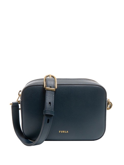 FURLA GARDENIA Bolso de hombro de piel con estampado Andrómeda espacio - Bolsos Mujer