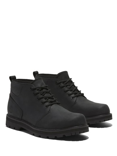 TIMBERLAND BRITTON ROAD  zapatos de cuero impermeables negro de grano completo - Zapatos Hombre