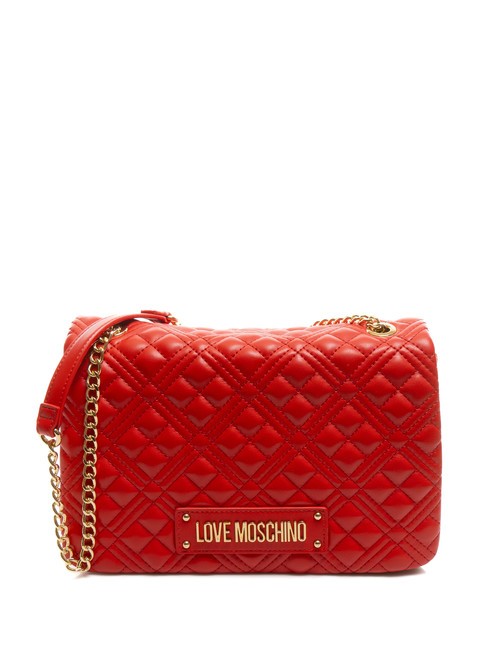 LOVE MOSCHINO QUILTED Convertible Bolso de hombro/bandolera ROJO - Bolsos Mujer