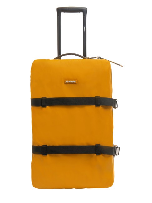 KWAY BLOSSAC  Carro mediano impermeable amarillo inca/negro puro - Trolley Semirrígidos