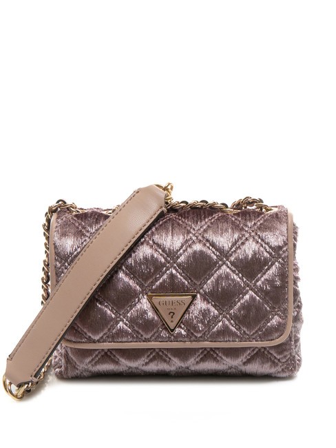 GUESS GIULLY  Mini bolso de hombro/bandolera color de malva - Bolsos Mujer