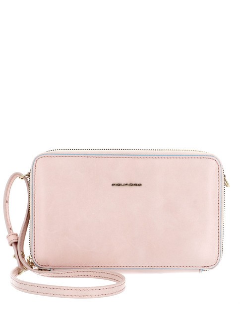 PIQUADRO  BLUE SQUARE Pochette con bandolera ROSA - Bolsos Mujer