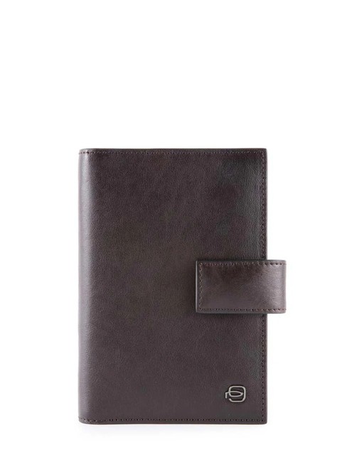 PIQUADRO BLACK SQUARE  Estuche organizador de cuero MORO - Fundas para tablet & Organizer