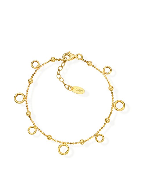 AMEN ELEMENTI Pulsera con dijes circulares oro - Pulseras