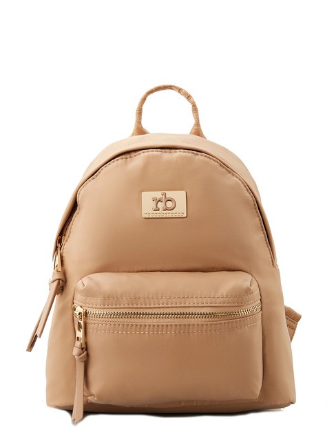 ROCCOBAROCCO GLORIA Mochila con bolsillo beige - Bolsos Mujer