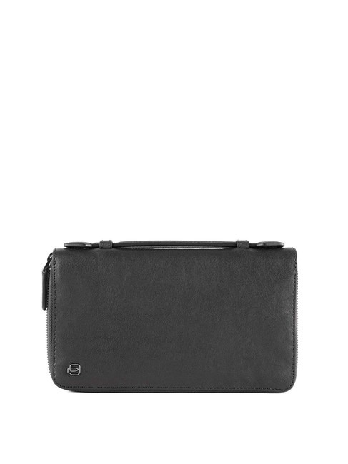 PIQUADRO BLACK SQUARE Cartera de mano de piel negro - Fundas para tablet & Organizer