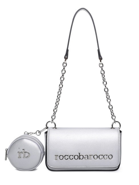 ROCCOBAROCCO SOPHIE  Mini bolso de hombro plata - Bolsos Mujer