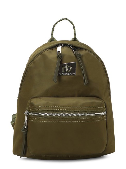 ROCCOBAROCCO GLORIA Mochila con bolsillo verde militar - Bolsos Mujer