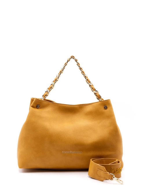 ROCCOBAROCCO ADELE Bolso de mano con bandolera amarillo ocra - Bolsos Mujer