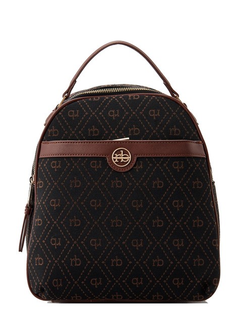 ROCCOBAROCCO FRIDA Mochila redonda chocolate - Bolsos Mujer