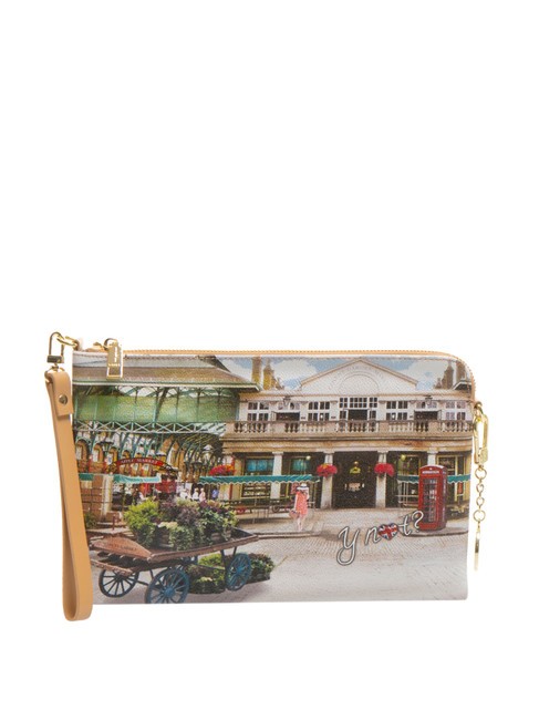 YNOT YESBAG Clutch con puño y bandolera Jardín Covent de Londres - Bolsos Mujer